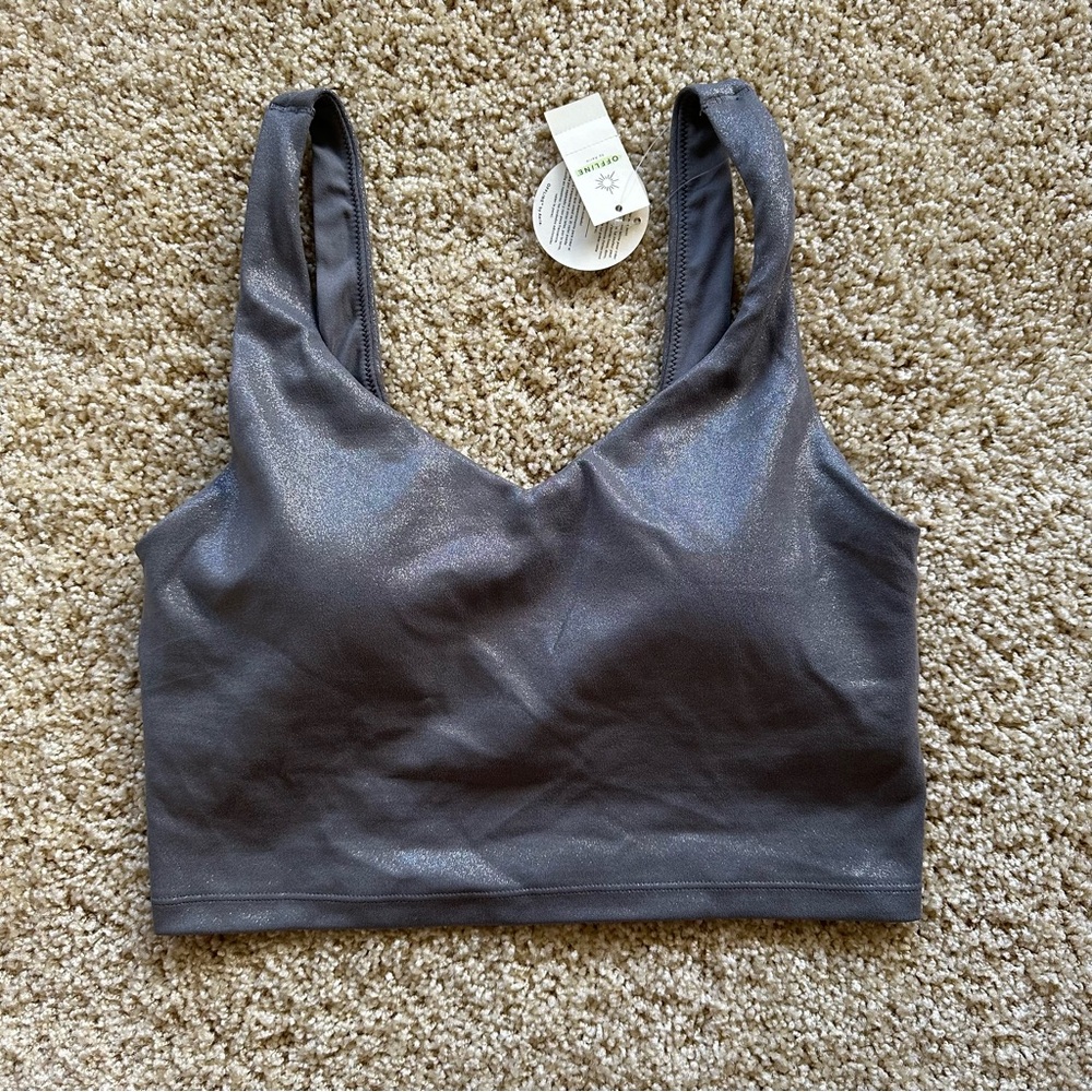 OFFLINE by Aerie Real Me Shimmer Sports Bra NWT Size Small